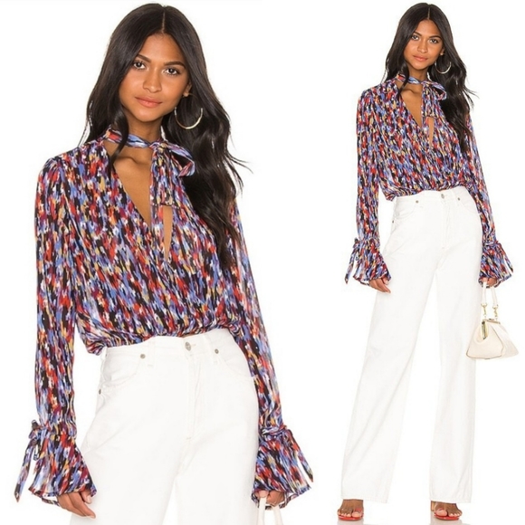 House of Harlow 1960 Tops - NWT House of Harlow 1960 x Revolve Joli Tie Cuff Blouse